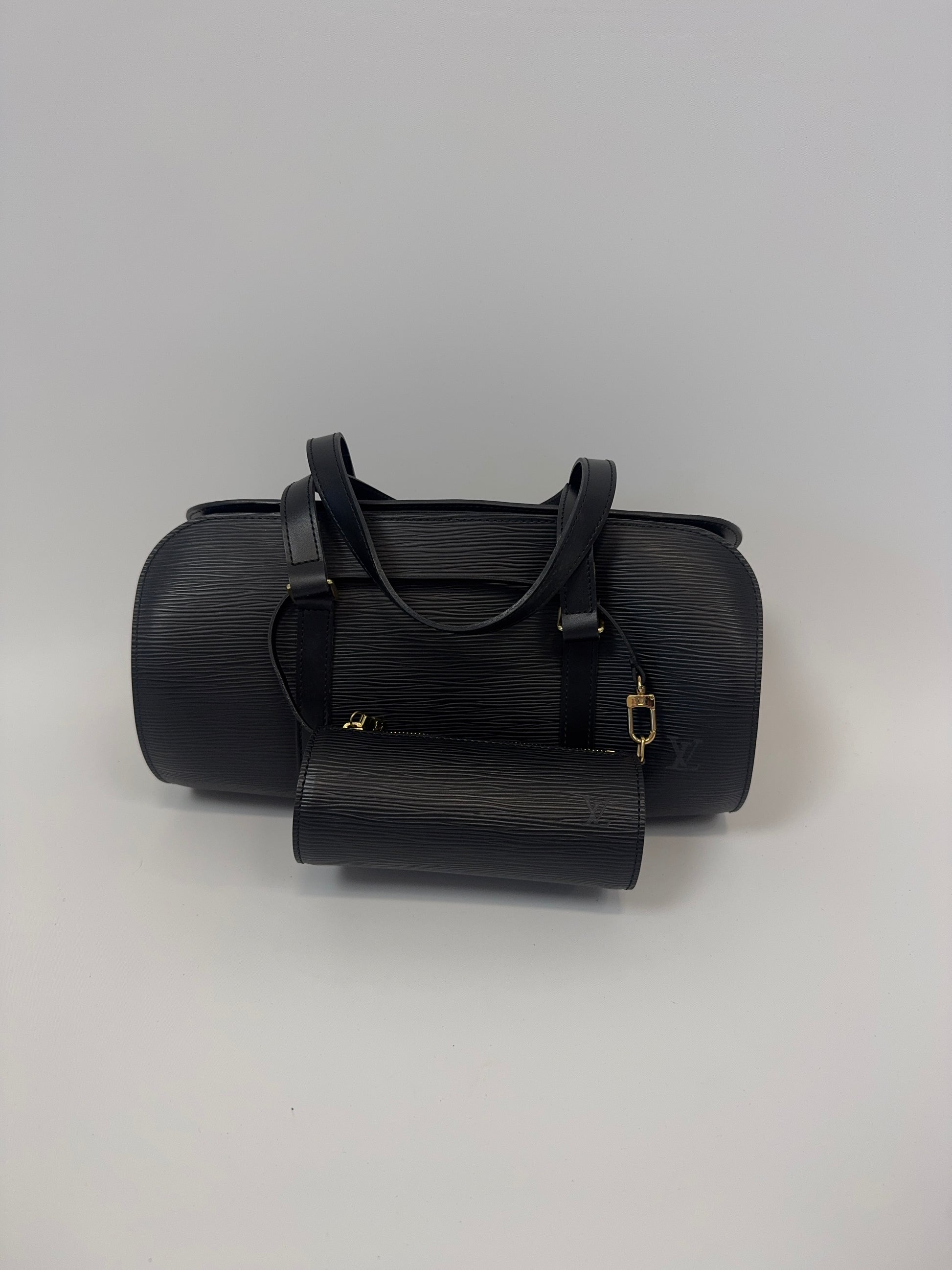 Louis Vuitton Vintage Epi Soufflot both handbag and pouch
