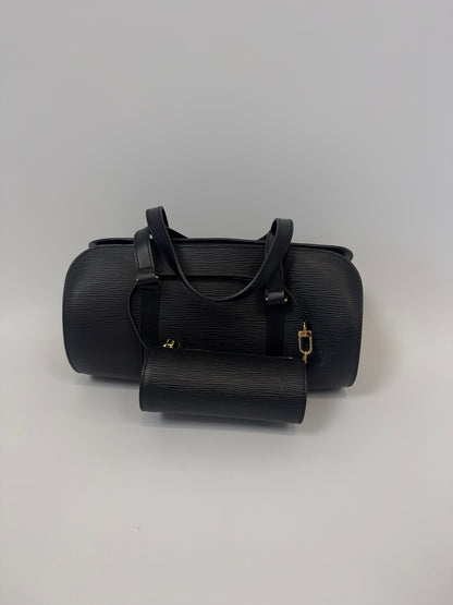 Louis Vuitton Vintage Epi Soufflot both handbag and pouch