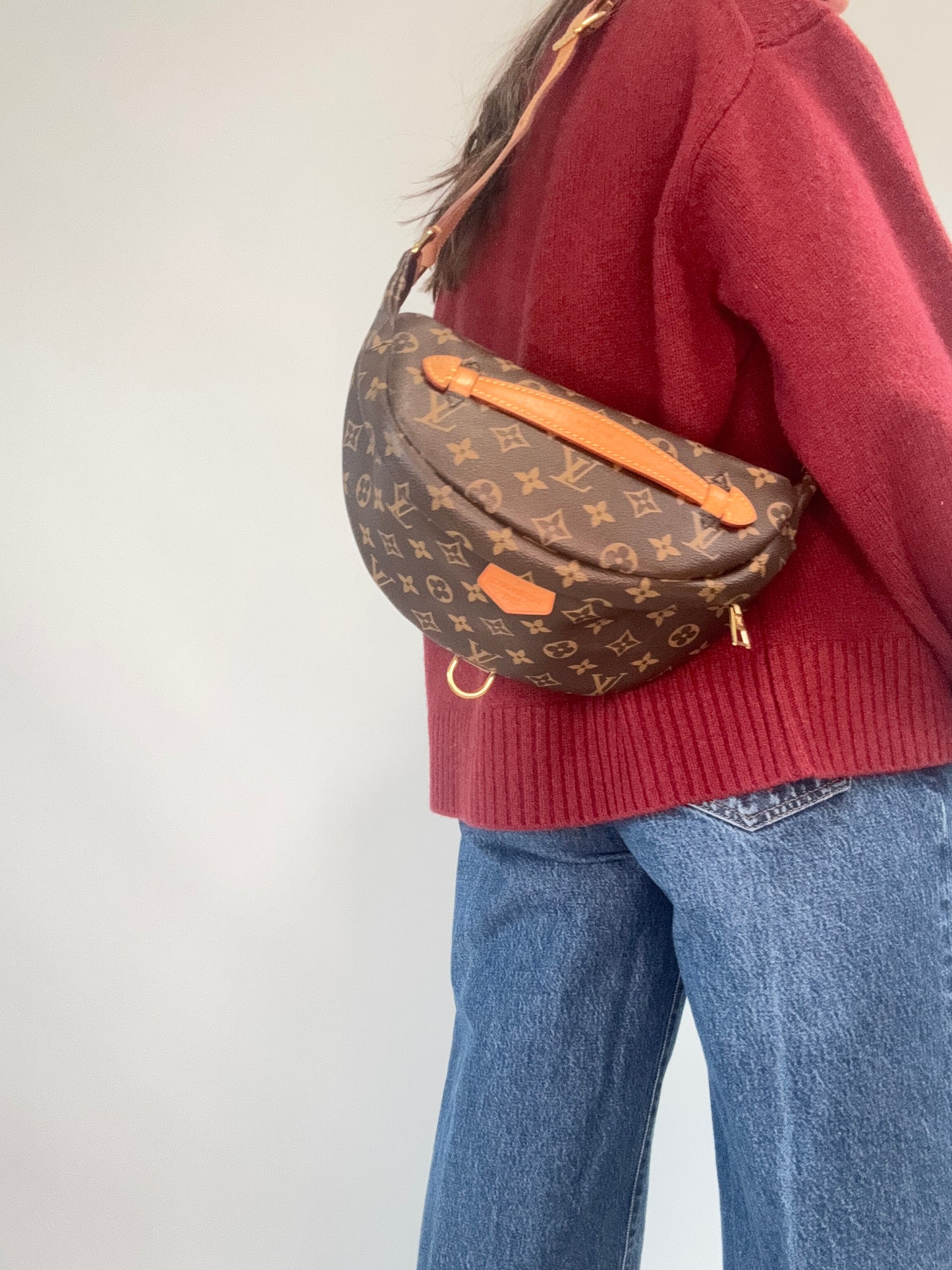 Louis Vuitton Monogram Canvas Bumbag 2018 modeled 2