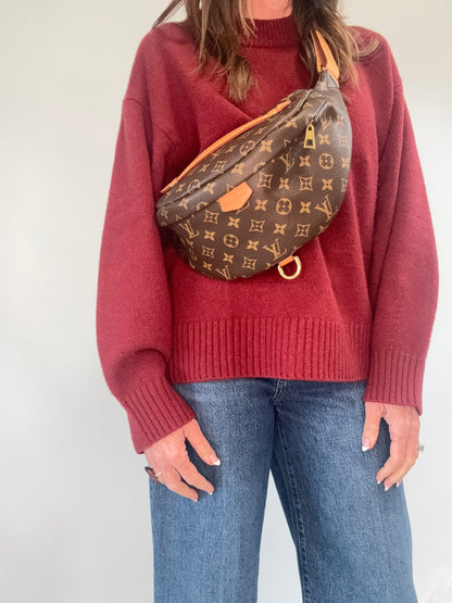 Louis Vuitton Monogram Canvas Bumbag 2018 modeled