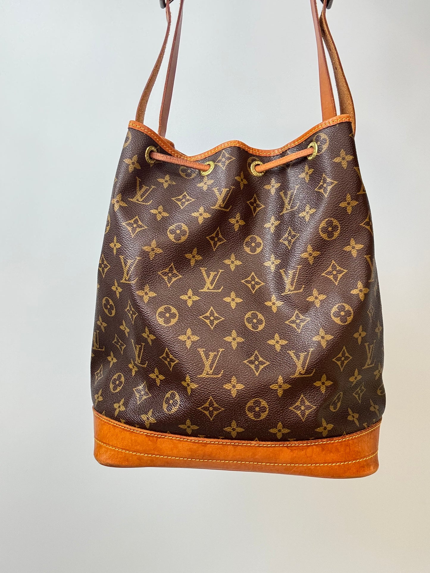 Louis Vuitton Monogram Canvas Noé Bucket Bag back of bag