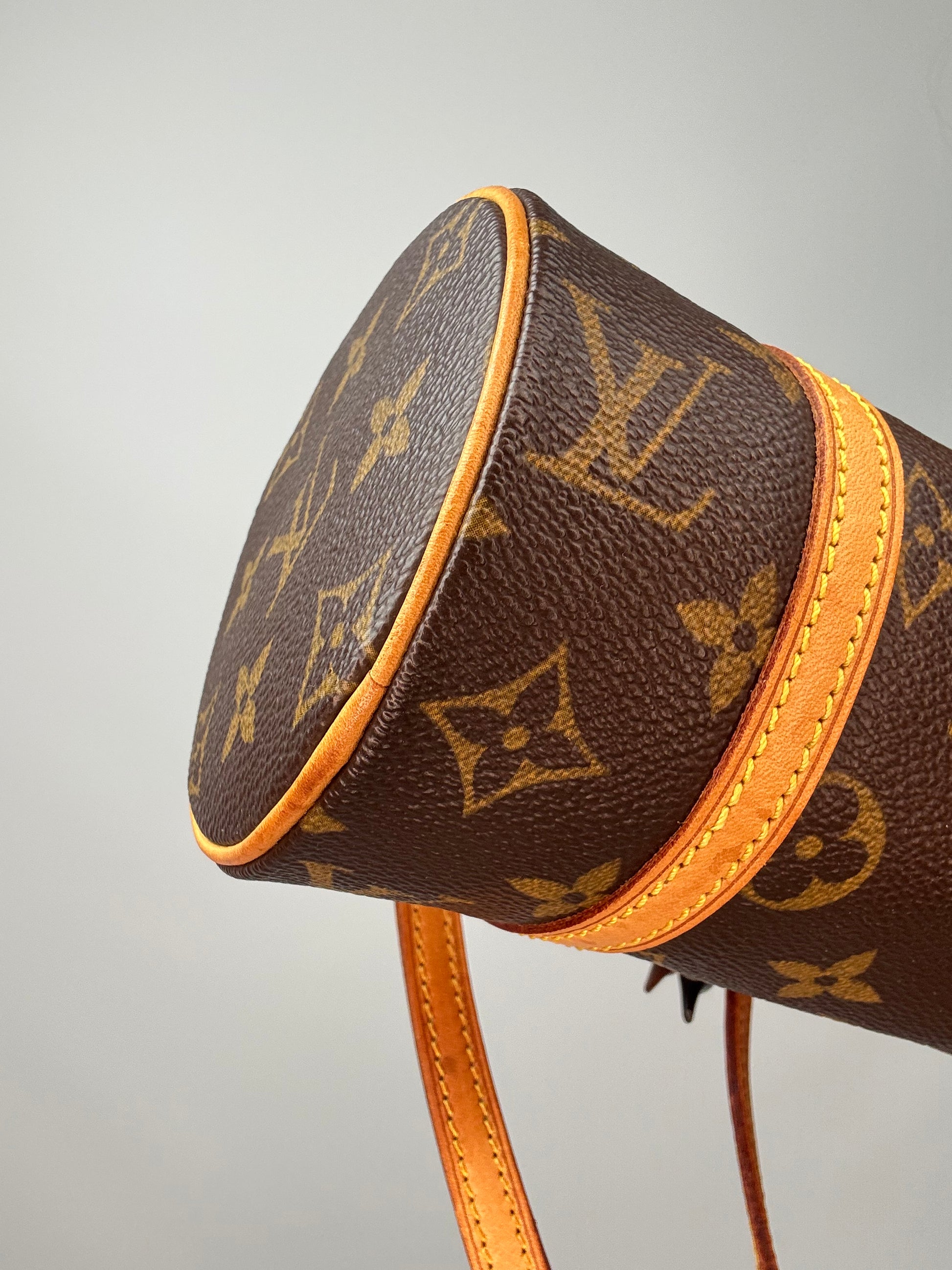 Louis Vuitton Monogram Canvas Papillon 19 front left bottom