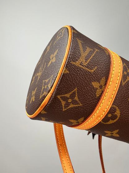 Louis Vuitton Monogram Canvas Papillon 19 front left bottom