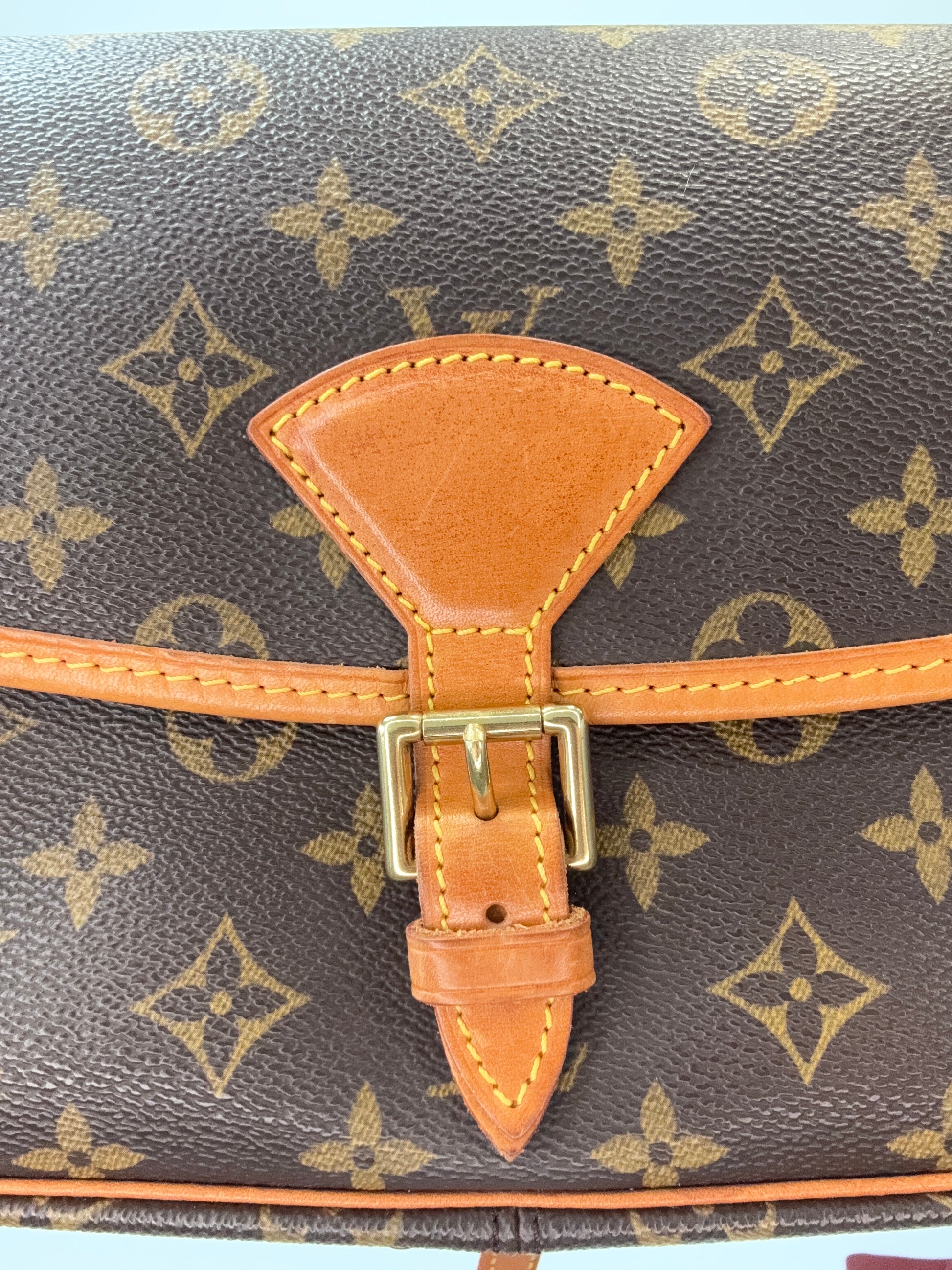 LOUIS VUITTON Monogram Canvas Sologne buckle closure