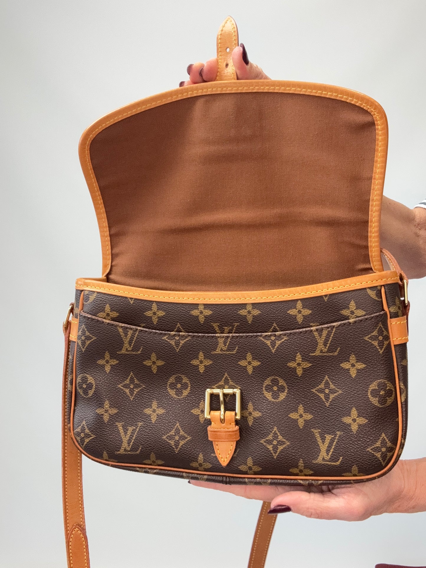 LOUIS VUITTON Monogram Canvas Sologne interior flap