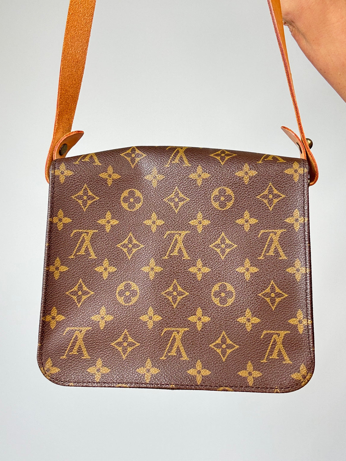 Louis Vuitton Monogram Canvas Cartouchière MM back of bag
