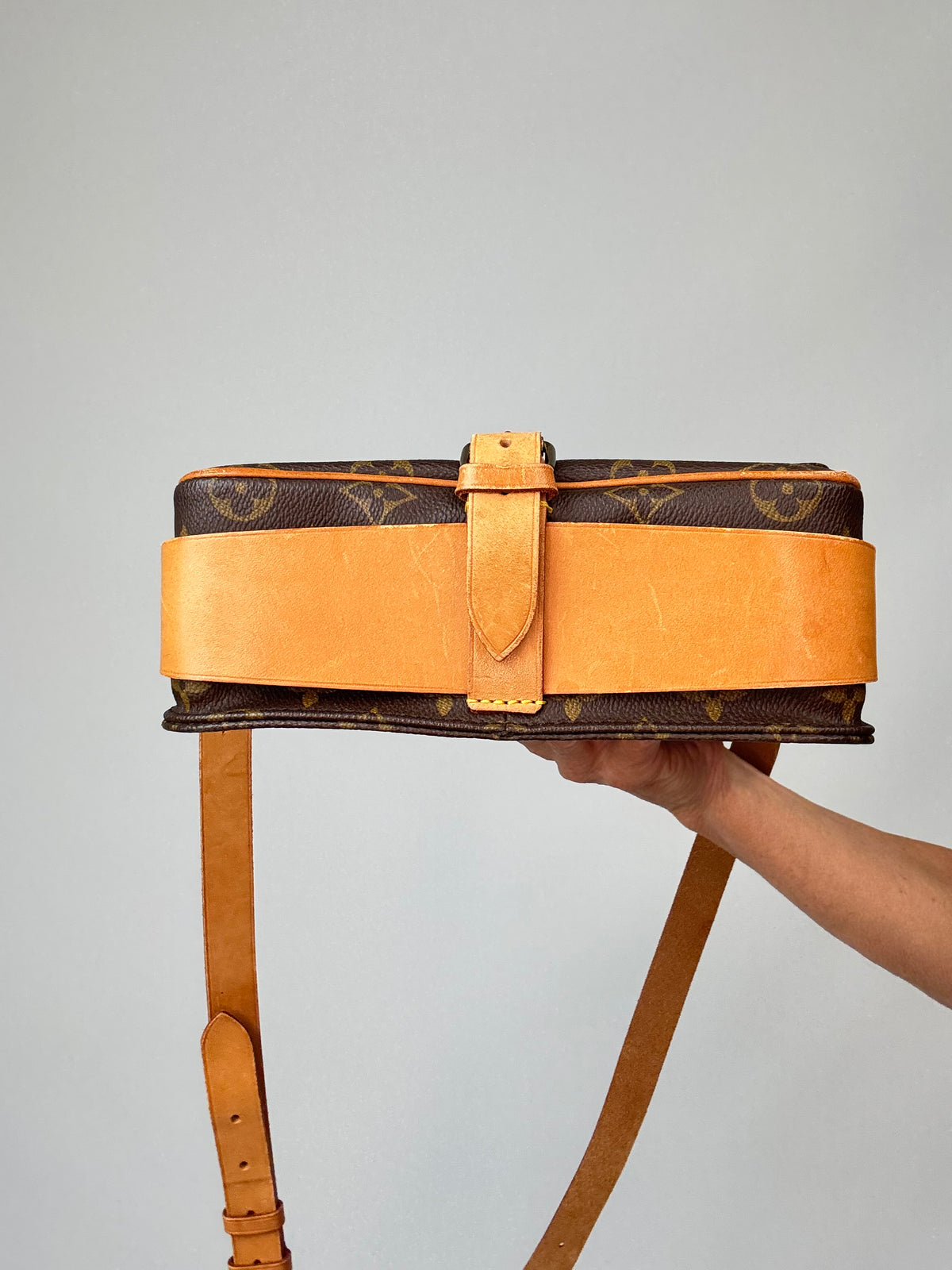 Louis Vuitton Monogram Canvas Cartouchière MM bottom of bag