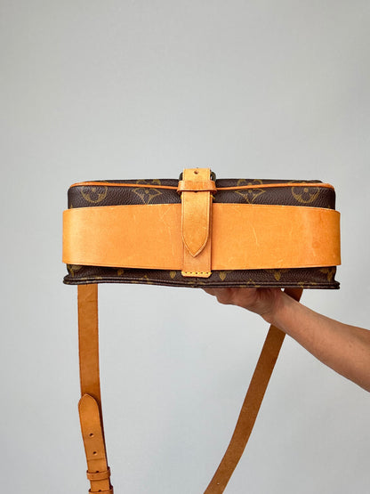 Louis Vuitton Monogram Canvas Cartouchière MM bottom of bag