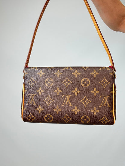 Louis Vuitton Monogram Recital Bag back of handbag