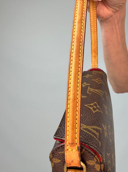 Louis Vuitton Monogram Recital Bag right side of strap