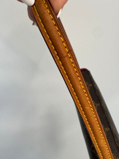 Louis Vuitton Monogram Recital Bag strap wear at top