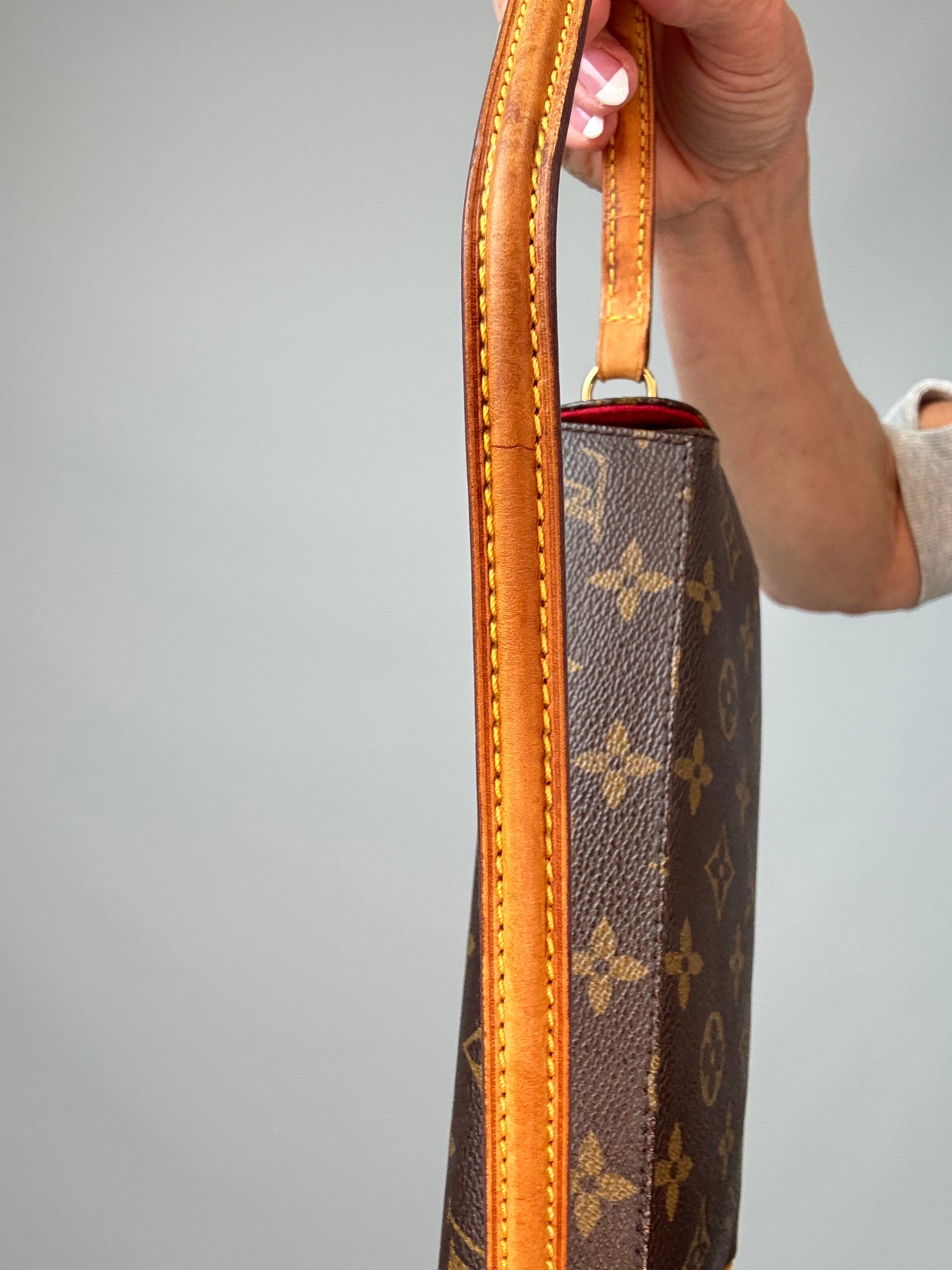Louis Vuitton Monogram Recital Bag top of strap