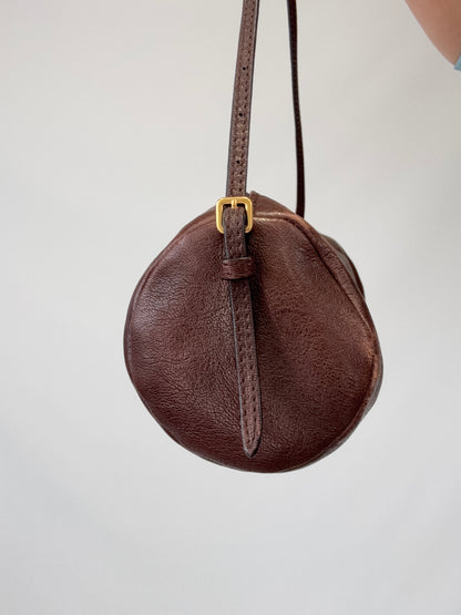 Miu Miu Nappa Leather Aviator Mini Pouch right side
