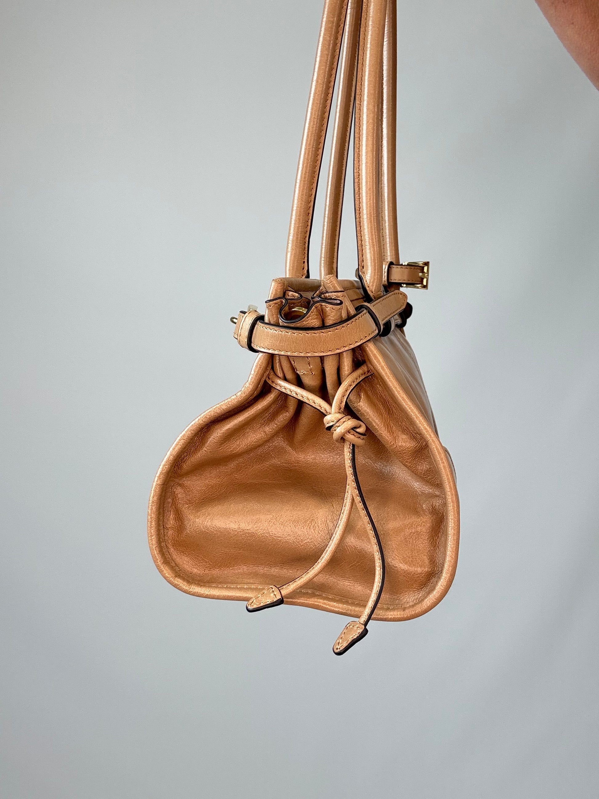 Prada Medium Bonnie East West Tote right side