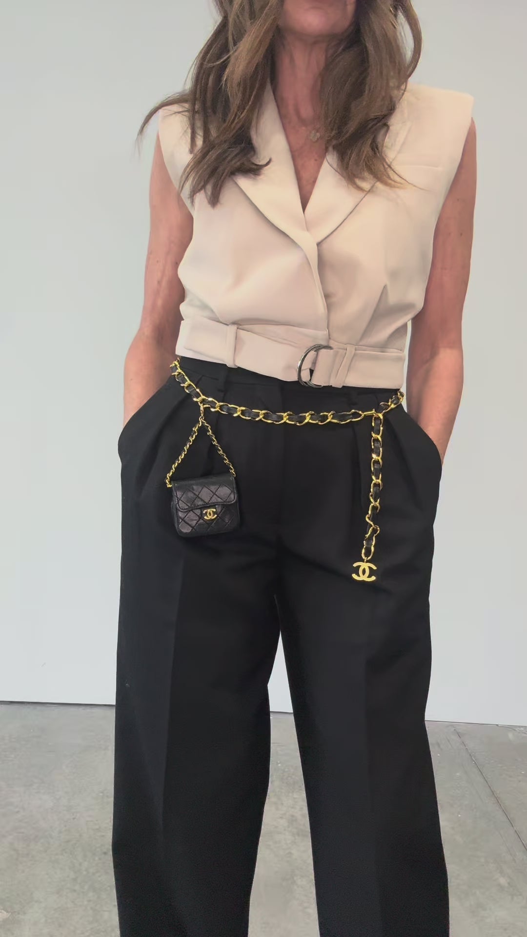 Chanel Quilted Lambskin Micro Mini Belt Bag video