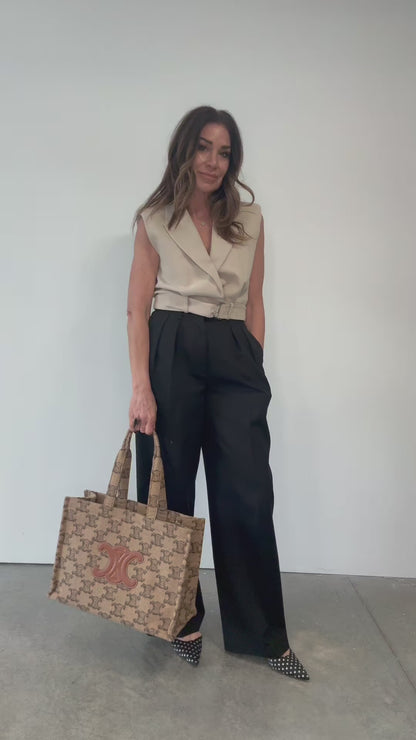 Celine Cabas Thais Triomphe Tote - Large