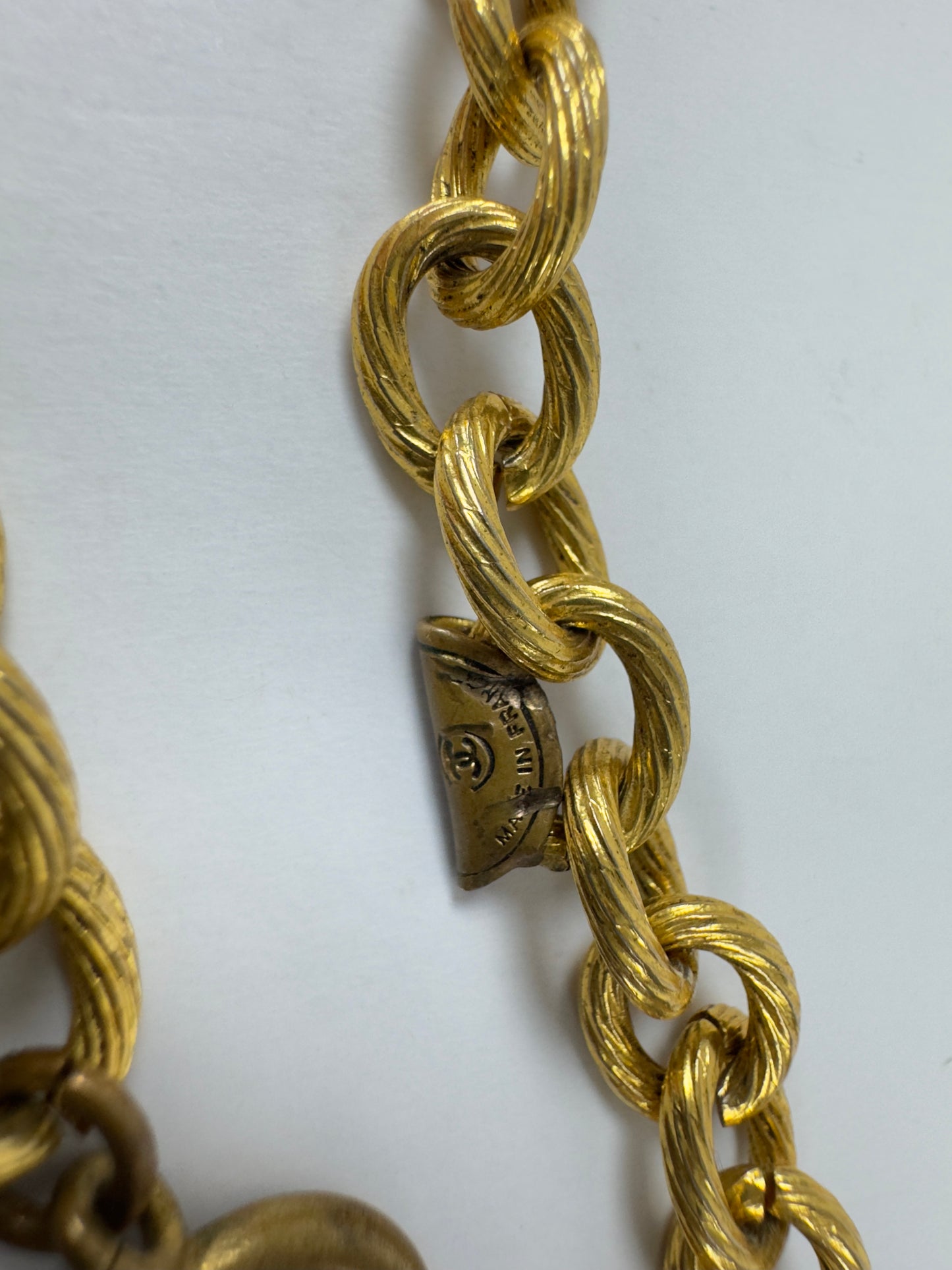 Chanel Vintage Rare Long CC With Knot Details