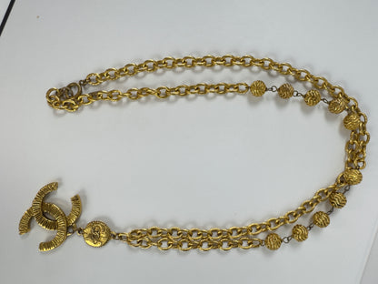 Chanel Vintage Rare Long CC With Knot Details