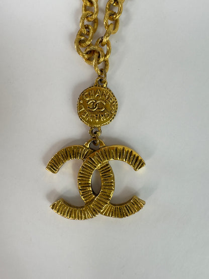 Chanel Vintage Rare Long CC With Knot Details