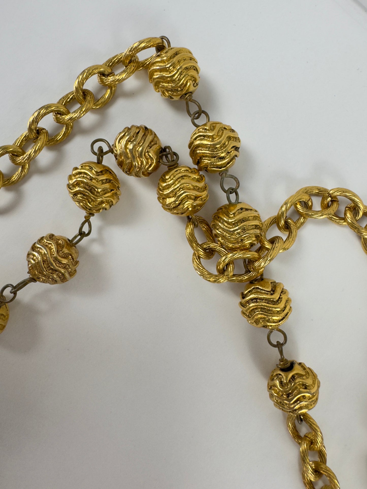 Chanel Vintage Rare Long CC With Knot Details
