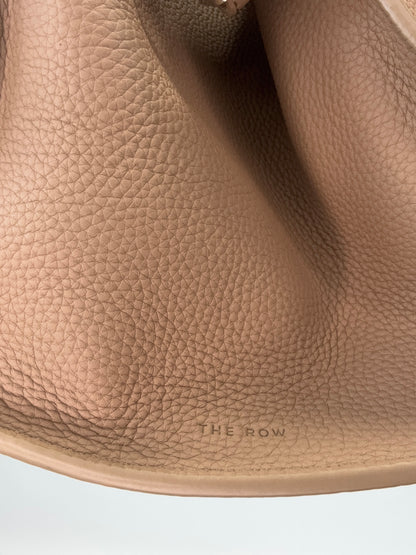 The Row Soft Margaux 15 Bag Beige logo mark