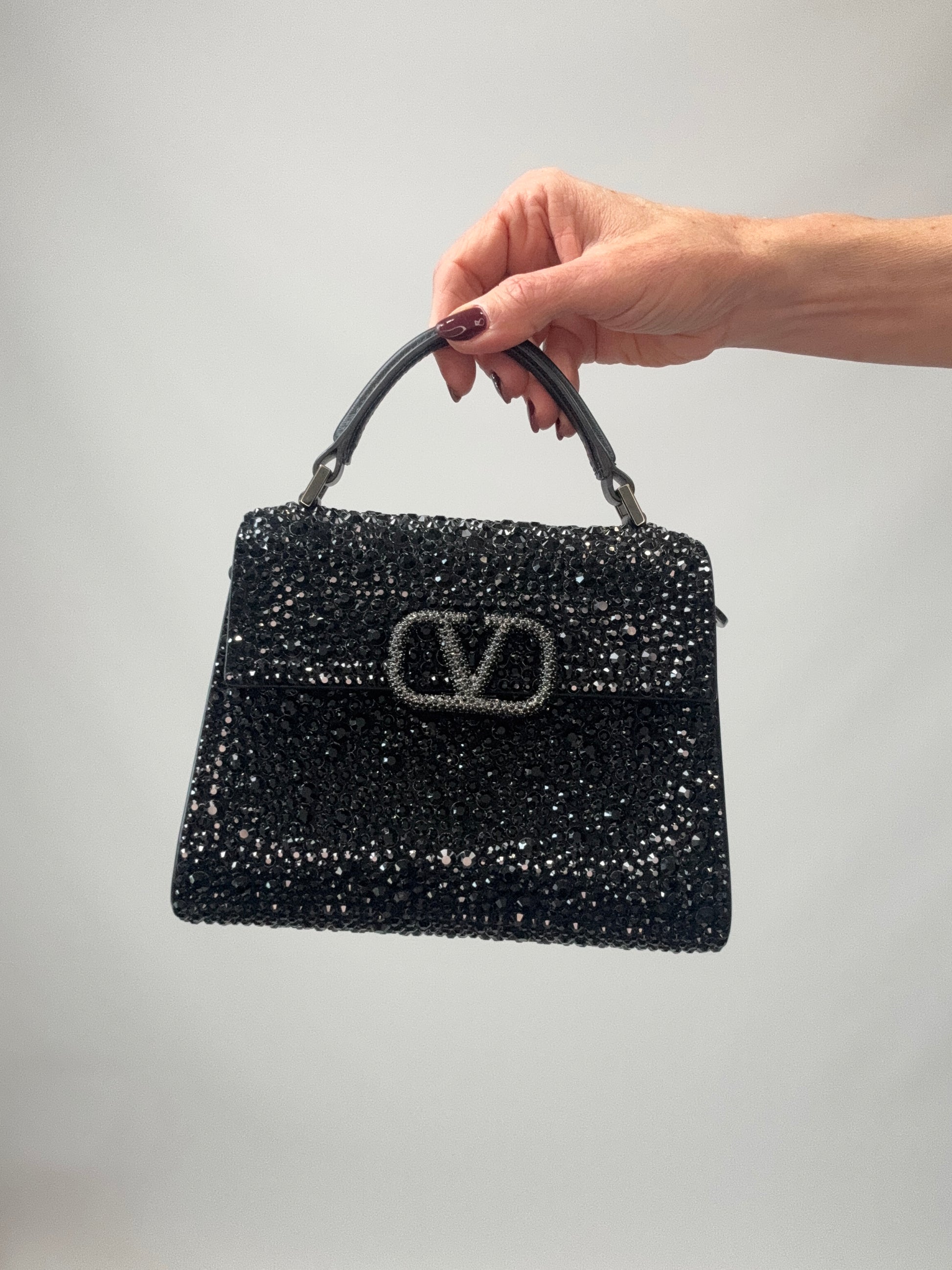 Valentino Garavani Mini VSling - Black