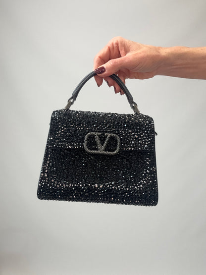 Valentino Garavani Mini VSling - Black