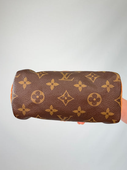 Vintage Louis Vuitton Nano Monogram Speedy  bottom of handbag